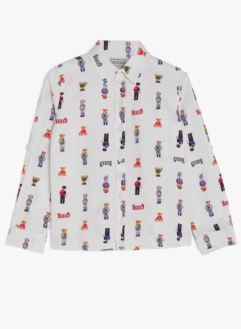 جس قميص أطفال بأكمام طويلة مطبوع - Image 1